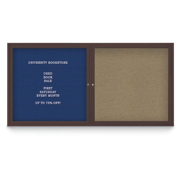 Corkboard, Cloud/Black, 96"x48"
